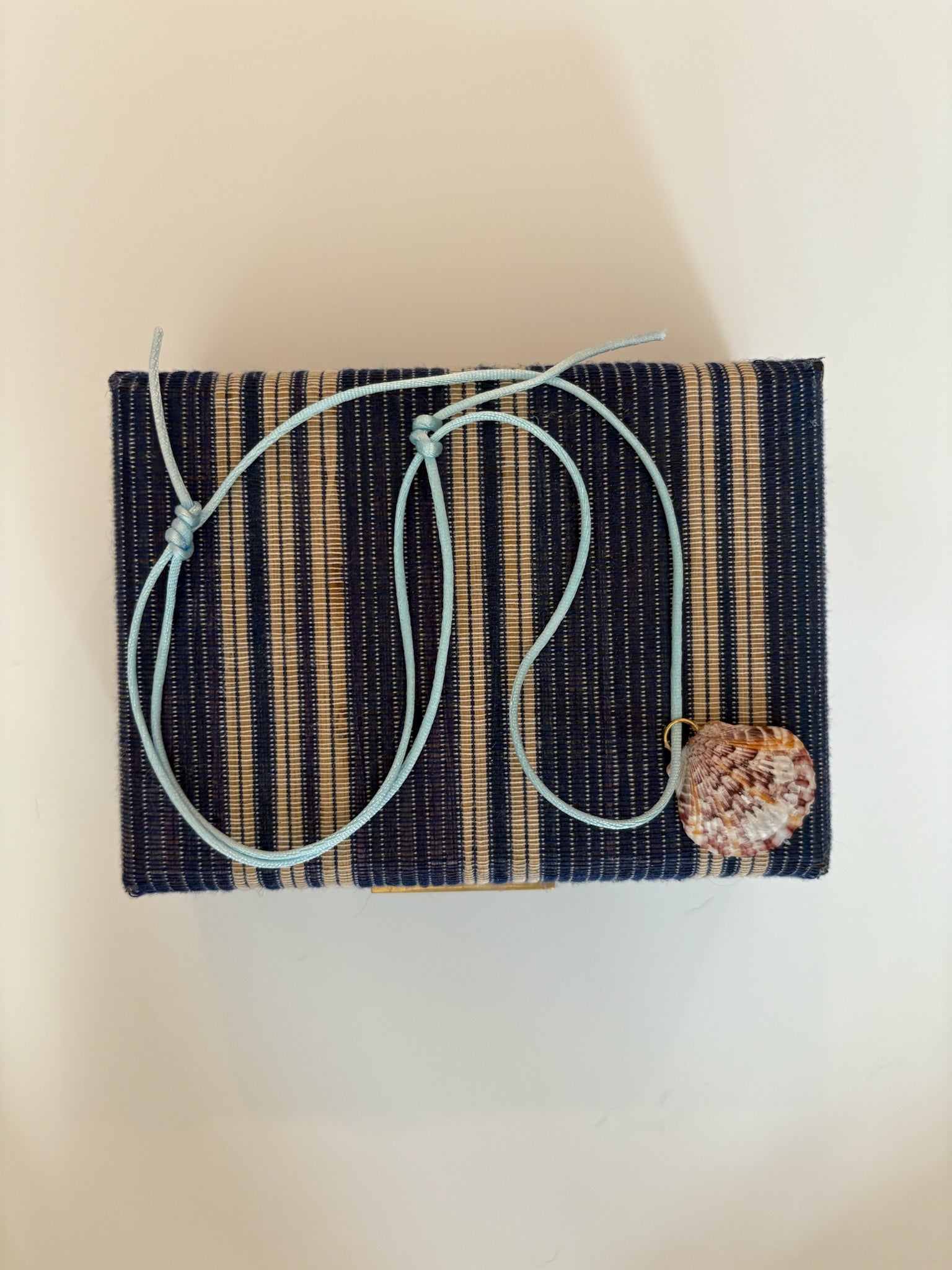Blue Chord Shell Necklace