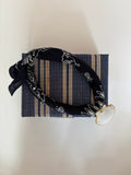 Black Bandana Shell Necklace