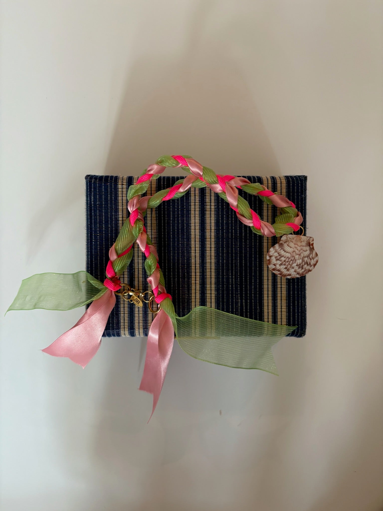 Pink / Green Shell Necklace