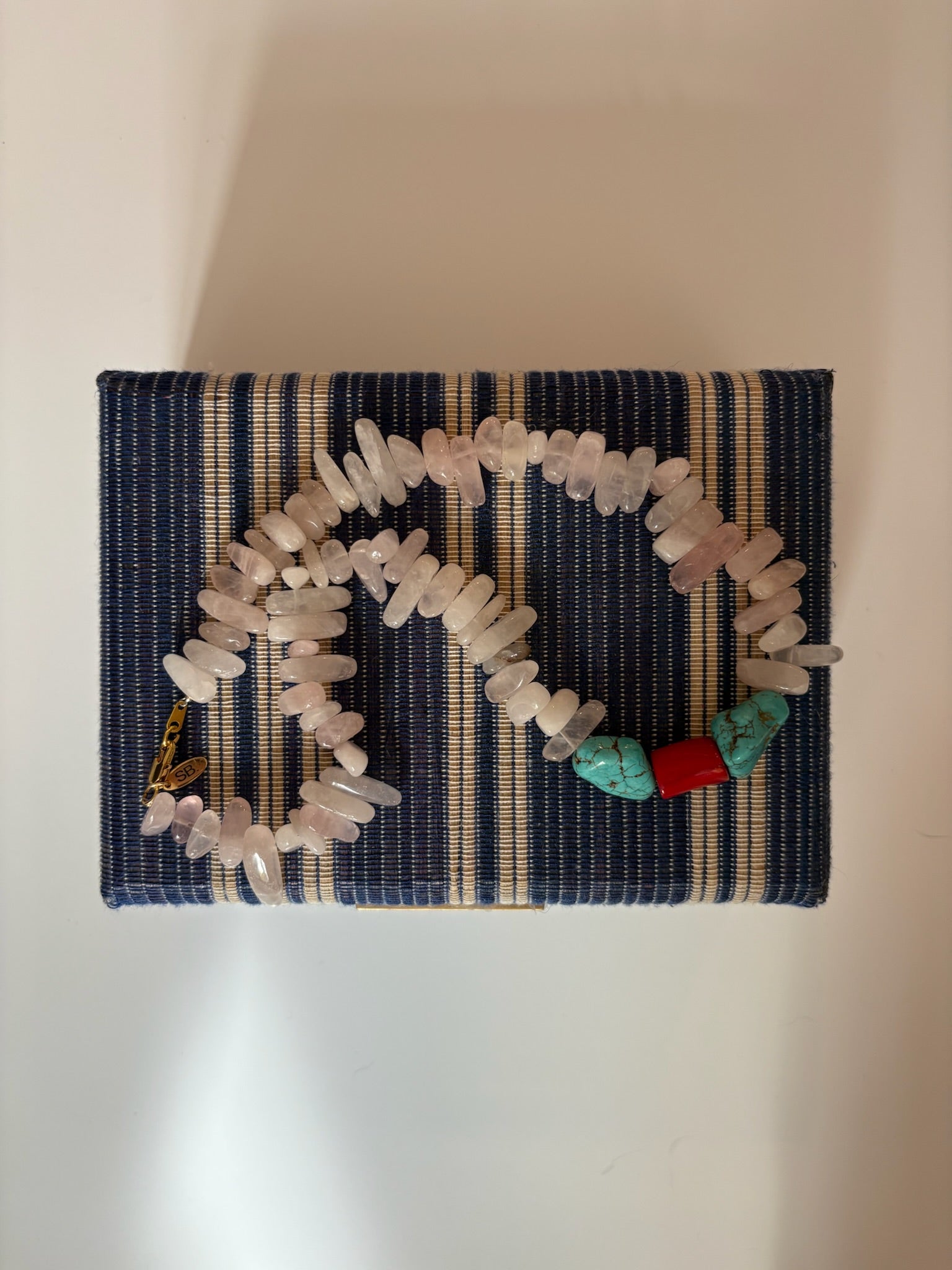 Rose Quartz / Turquoise Necklace