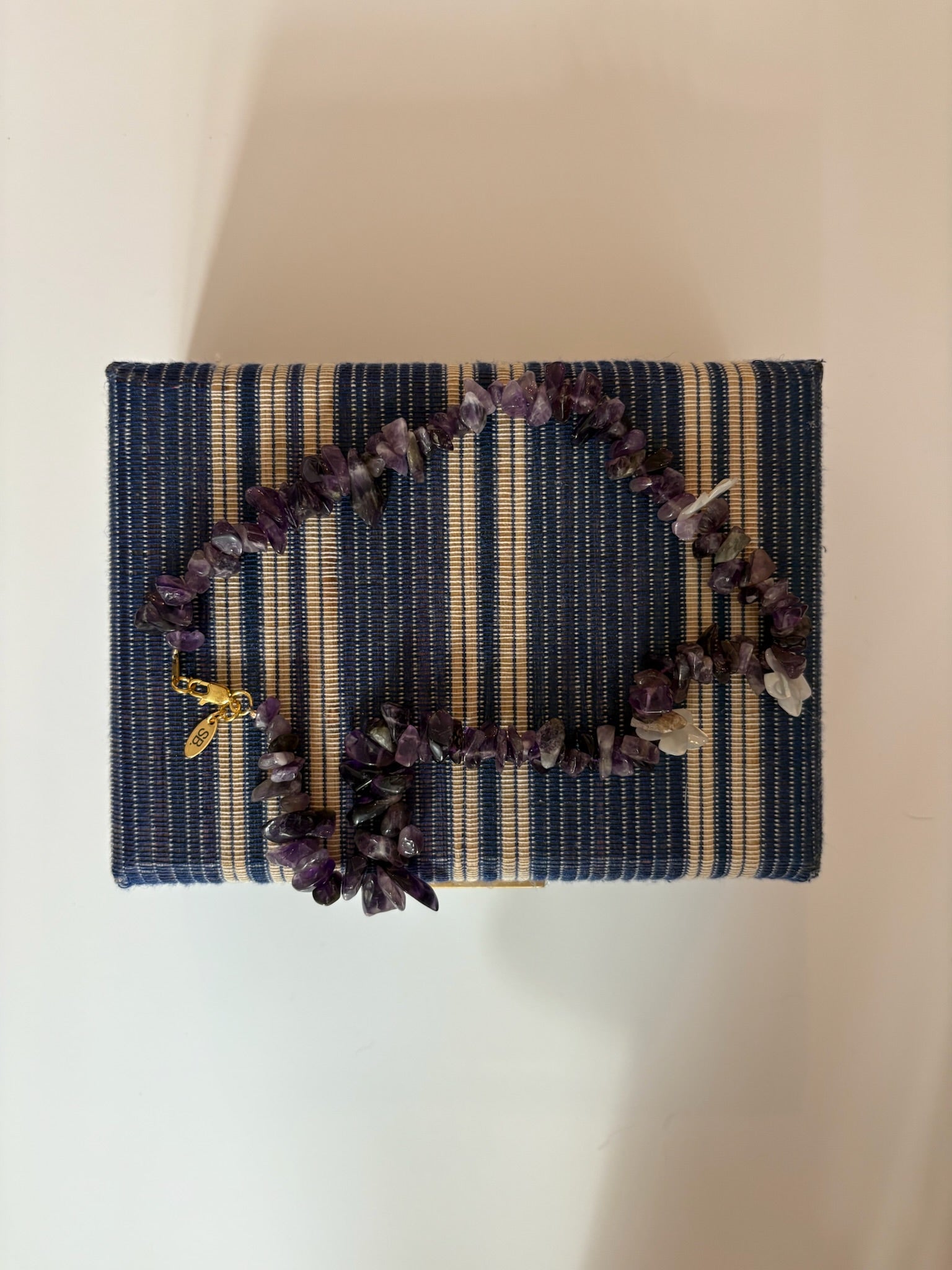 Purple Crystal Neckalce
